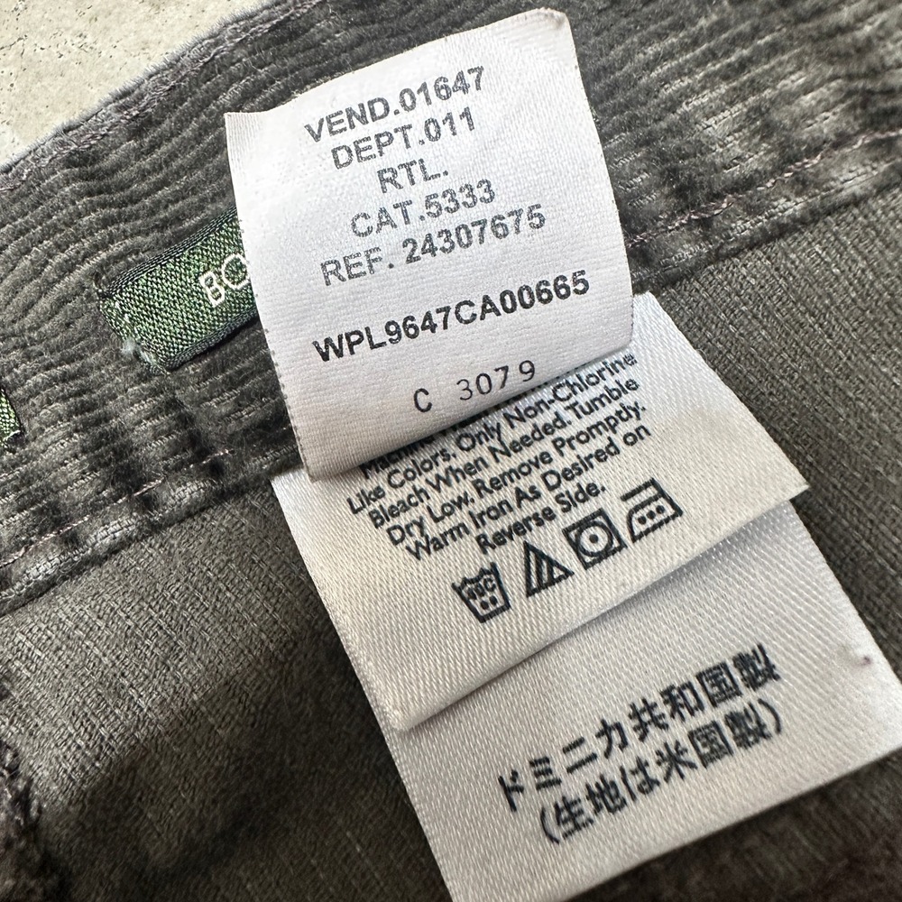 Eddie Bauer Corduroy Bootcut Pants Womens Size 12 Gray Casual Career Trousers - Picture 4 of 10